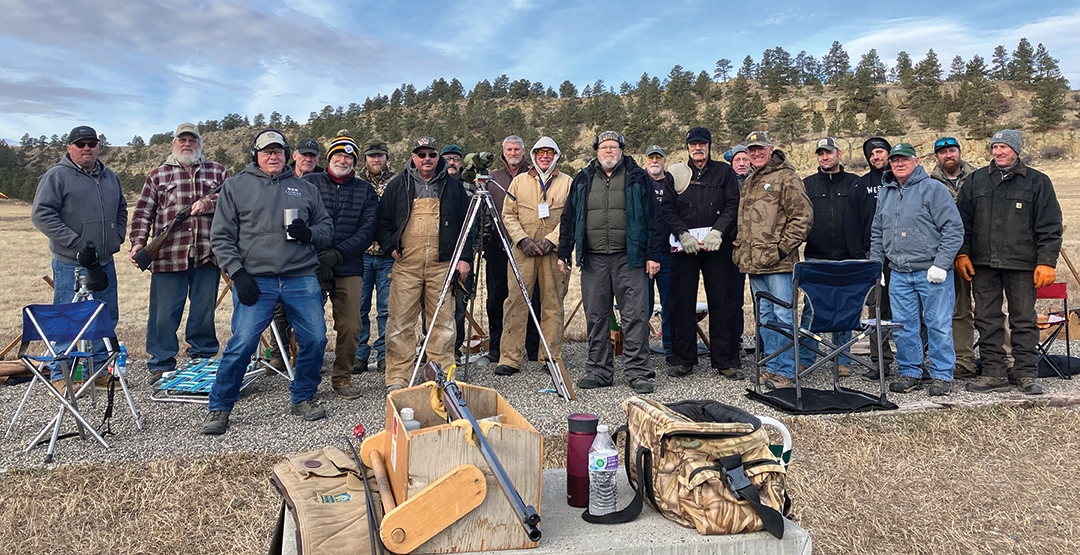 Happy riflemen at the December BPCR Gong match – Billings, Montana.